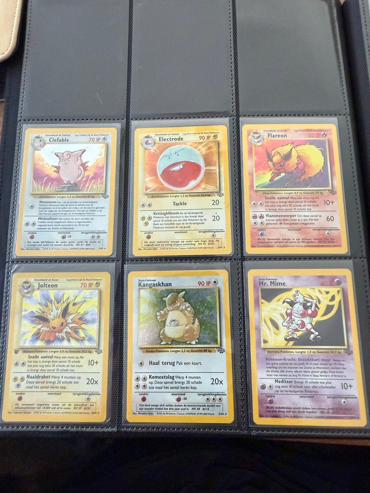Pokémon jungle Set Nederlands complete set, Ophalen of Verzenden, Zo goed als nieuw, Meerdere kaarten