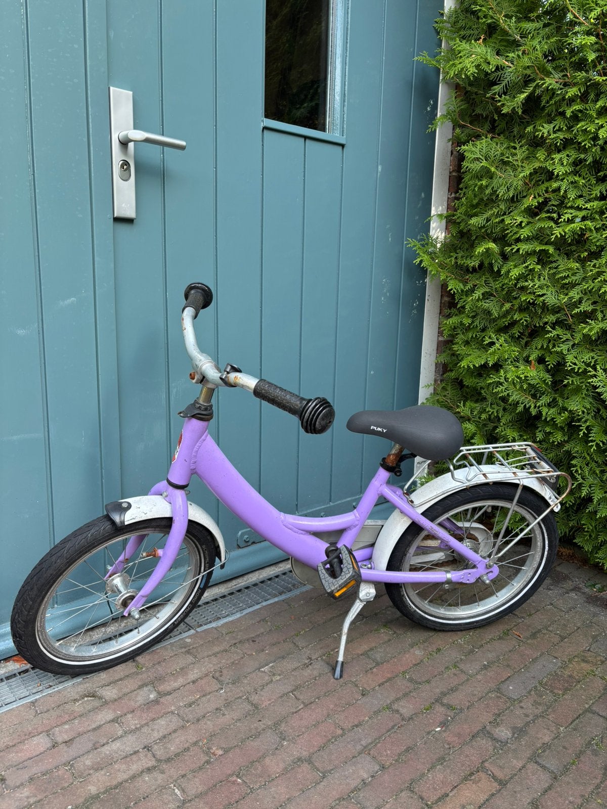 Puky meisjesfiets 16 inch. Gebruikt maar goed werkend, Fietsen en Brommers, Ophalen, Zo goed als nieuw, 16 inch