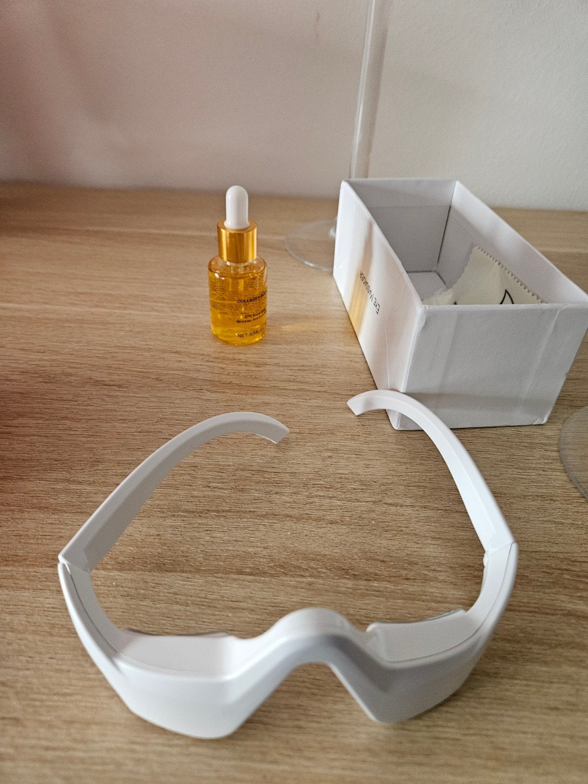 Oogmassagebril met collageen serum, Ophalen of Verzenden