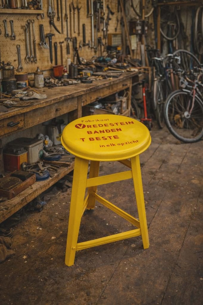 100 % originele werkplaatskruk van Vredestein banden., Gebruikt, Gebruiksvoorwerp, ., Ophalen of Verzenden