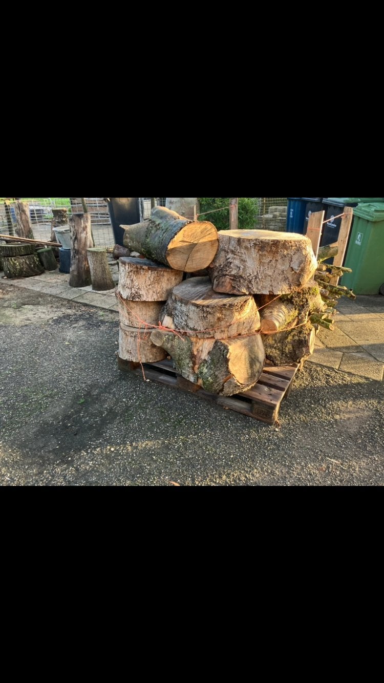 Haardhout / brandhout / stookhout  / kachelhout /  schijven, Tuin en Terras, Minder dan 3 m³, Ophalen