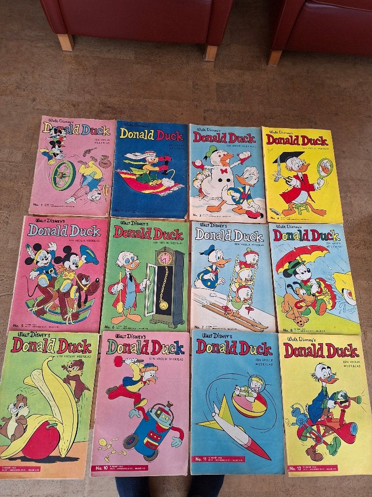 Donald Duck, complete jaargang 1963, Boeken, Gelezen, Verzenden, Complete serie of reeks, Walt Disney