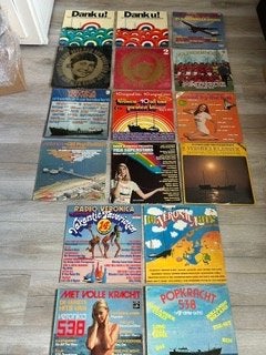 19 verschillende Radio Veronica LP's, LP, Pop, Ophalen of Verzenden, Zo goed als nieuw