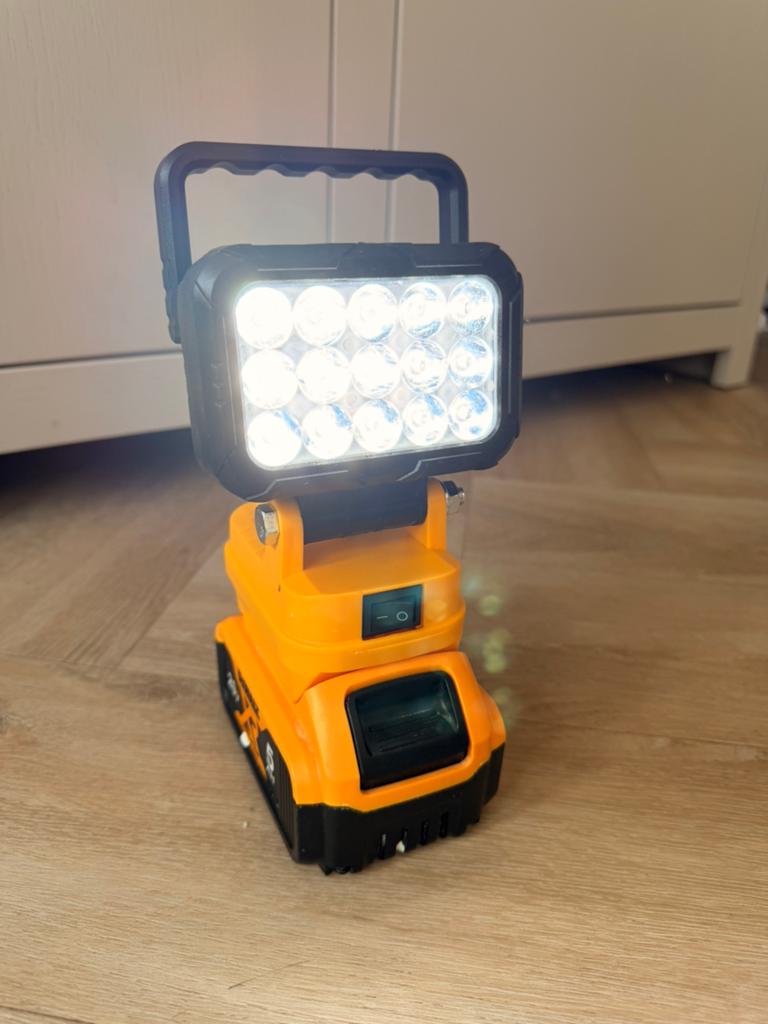 Felle LED Werklamp | geschikt voor DeWalt 18V/20V Compatible, Ophalen of Verzenden, Nieuw