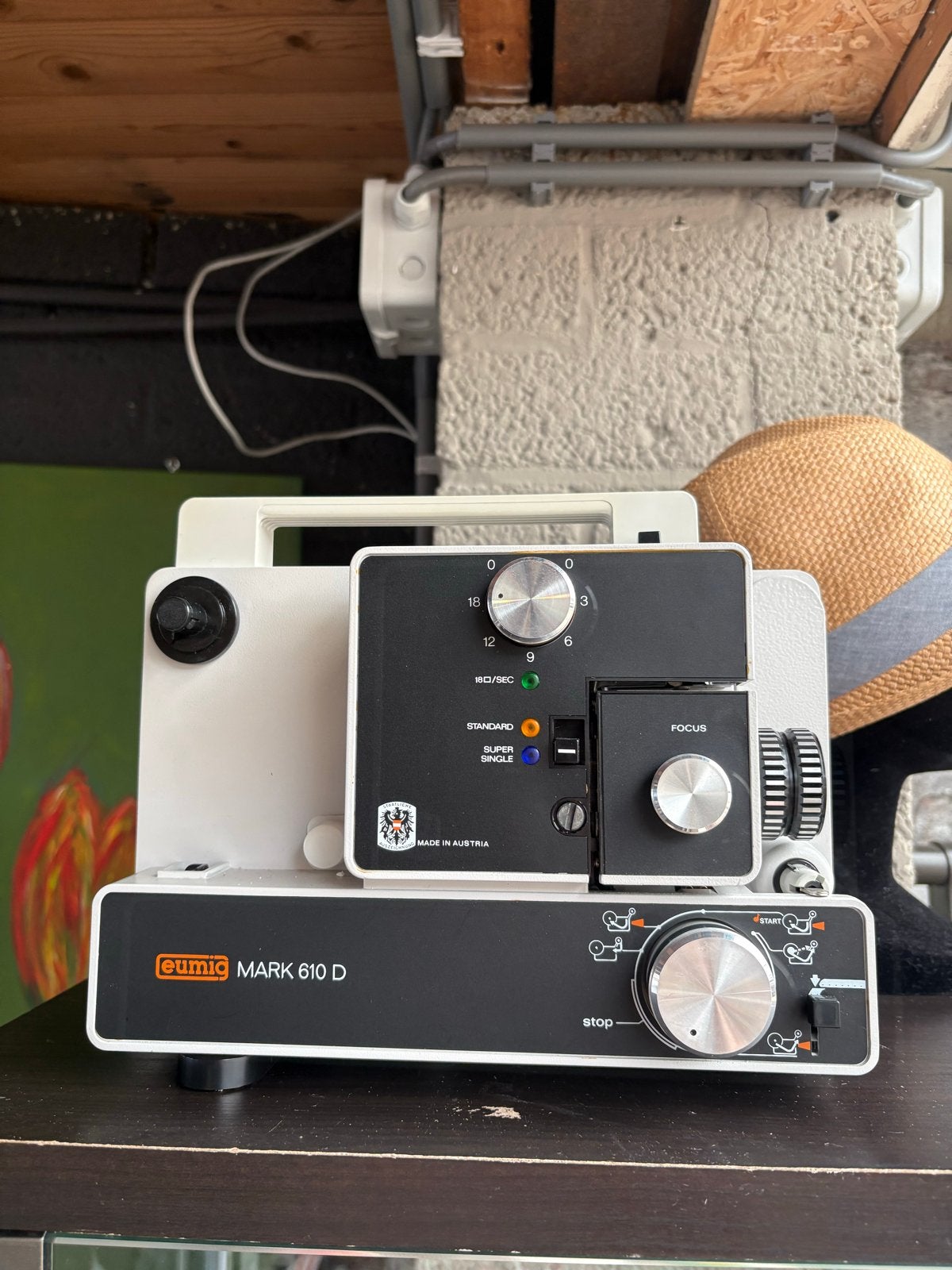 Eumig Mark 610 D Super 8 Filmprojector, Ophalen of Verzenden, Zo goed als nieuw