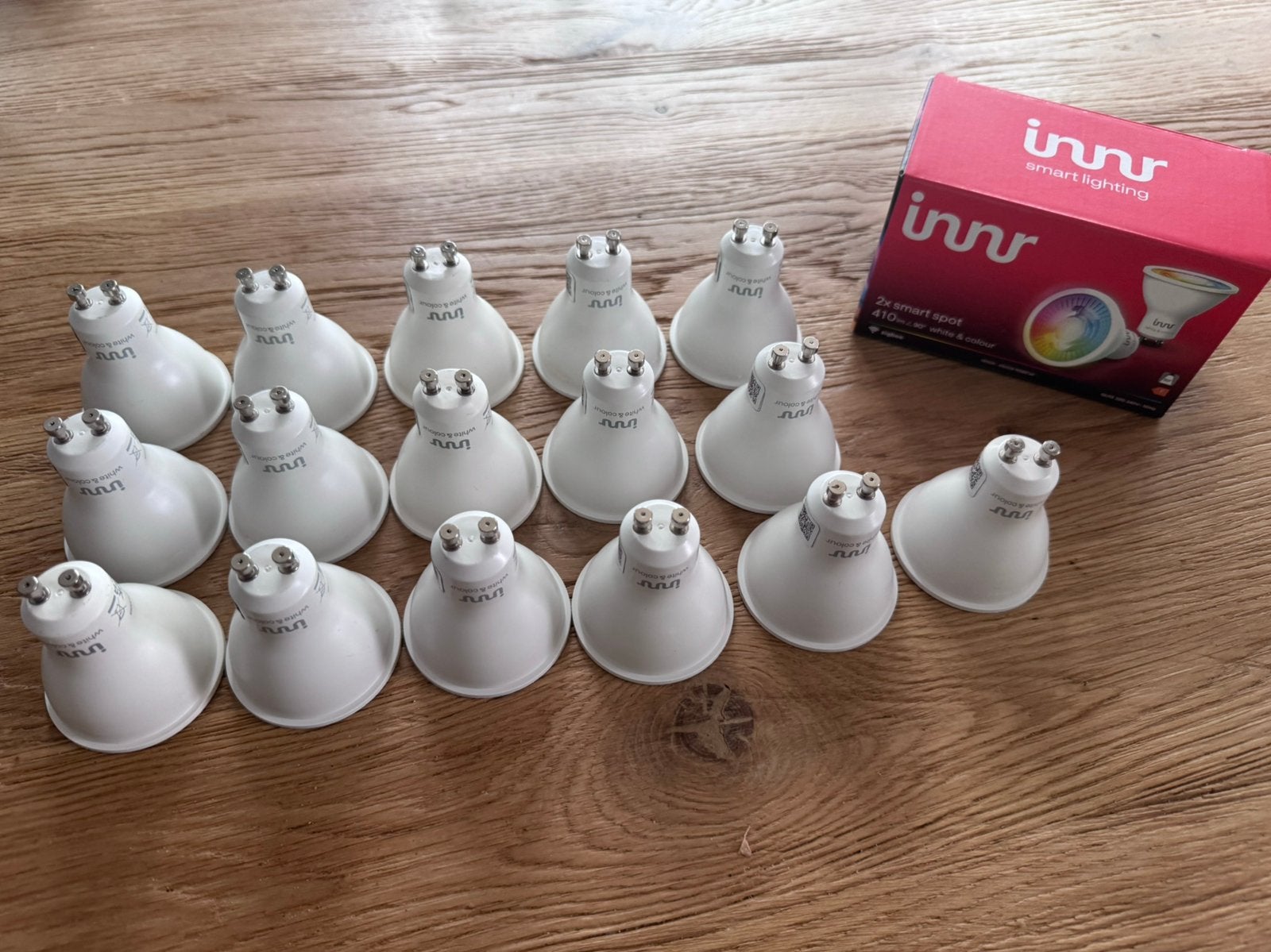 18x INNR Smart spots 410 lumen white & color, GU10, Nieuw, Ophalen of Verzenden, LED