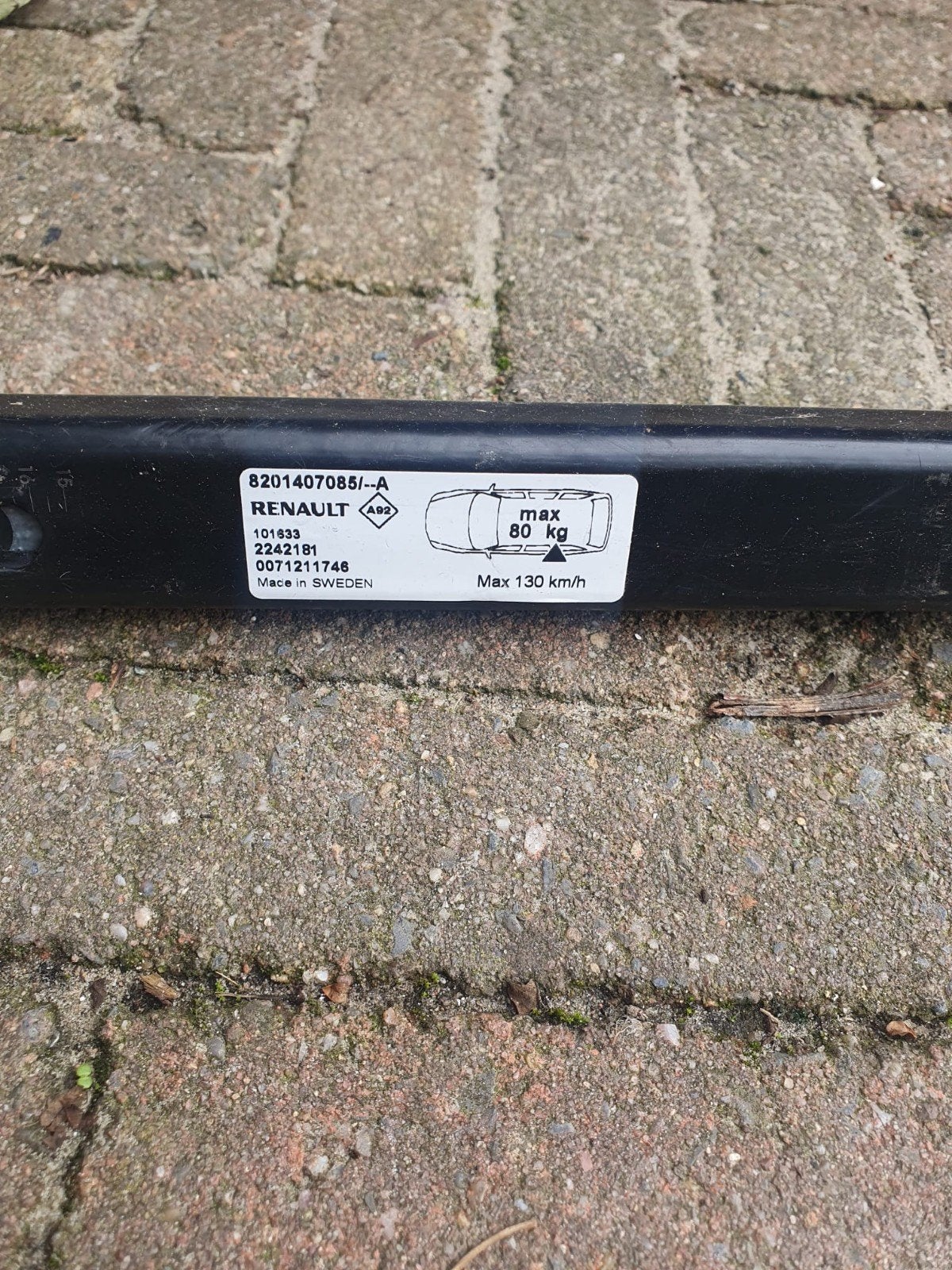 Dacia Duster dakdragers - Max 80 kg - Made in Sweden, Ophalen, Gebruikt