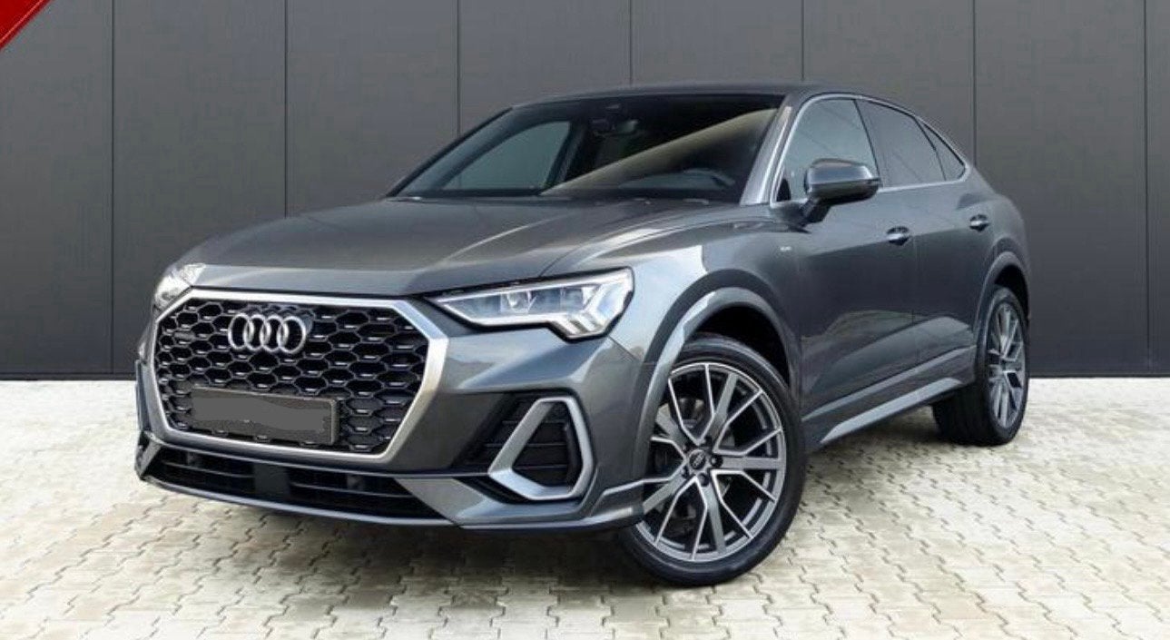Audi Q3 45 Tfsi 230pk S Tronic Quattro 2019 Grijs, Zwart, 4 cilinders, 1984 cc, Leder en Stof