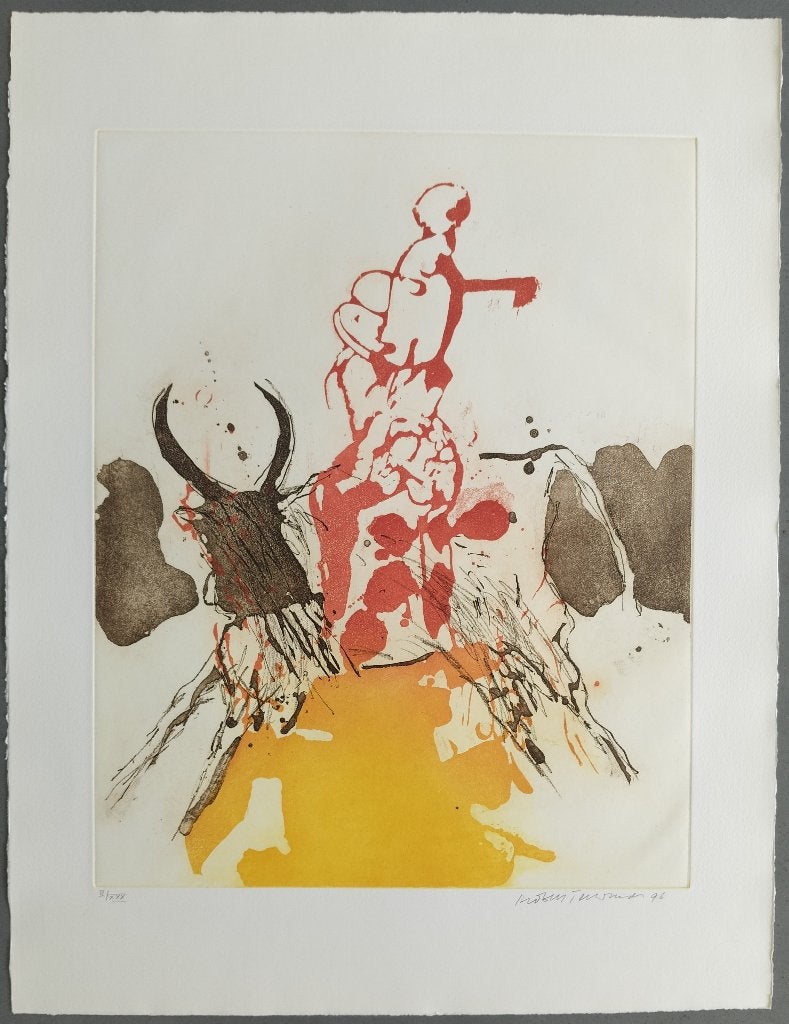 Robert Terwindt – gesigneerde ets, Ophalen of Verzenden
