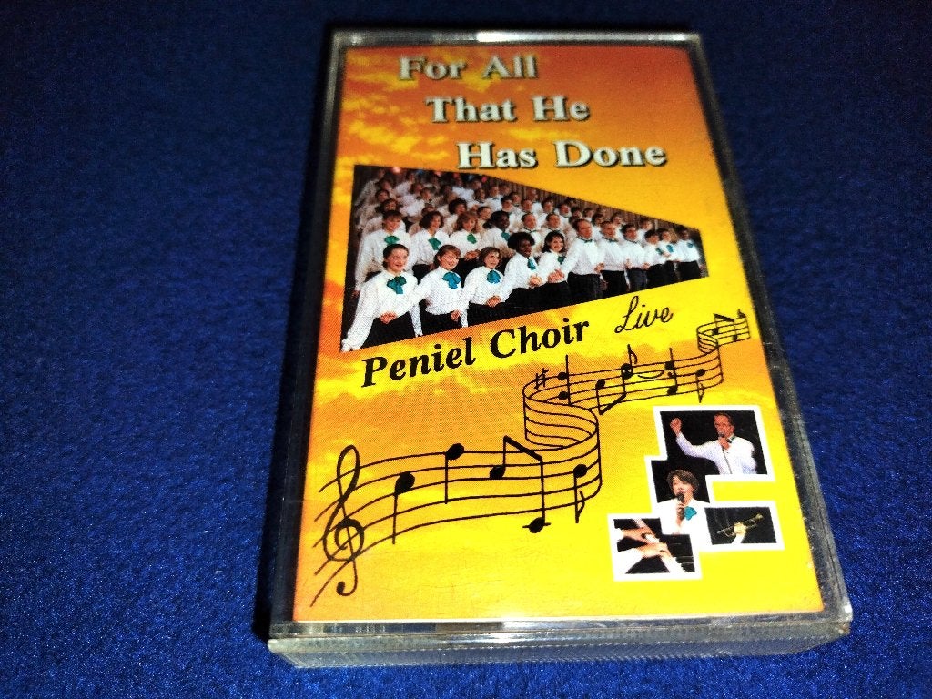 Peniel Choir | For All That He Has Done (MC), Cd's en Dvd's, Cassettebandjes, Gebruikt, 1 bandje, Ophalen of Verzenden, Origineel
