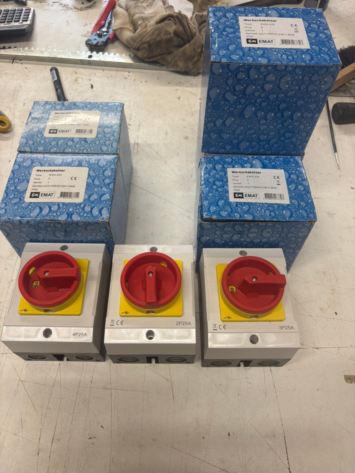 Diversen  nieuwe  machine schakelaars / werkschakelaars, Emat, Nieuw, Ophalen of Verzenden, X
