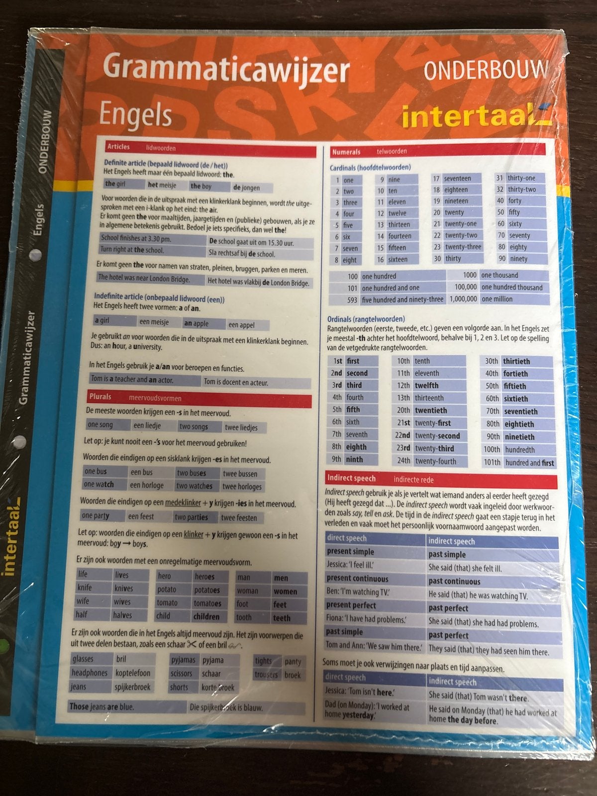 Grammaticawijzer en Werkwoordenwijzer (Engels), Ophalen of Verzenden, Alpha, Nieuw, Overige niveaus