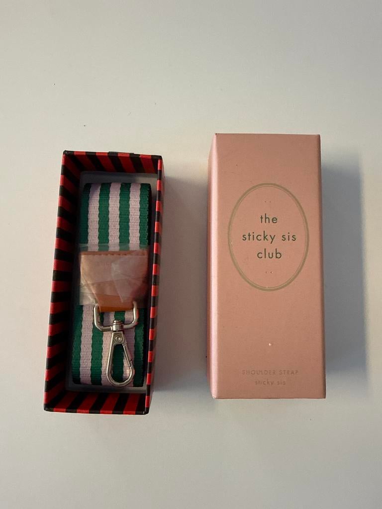 The Sticky Sis Club Schouderband Groen/Roze/Wit, Ophalen of Verzenden, Nieuw, Groen, Overige typen