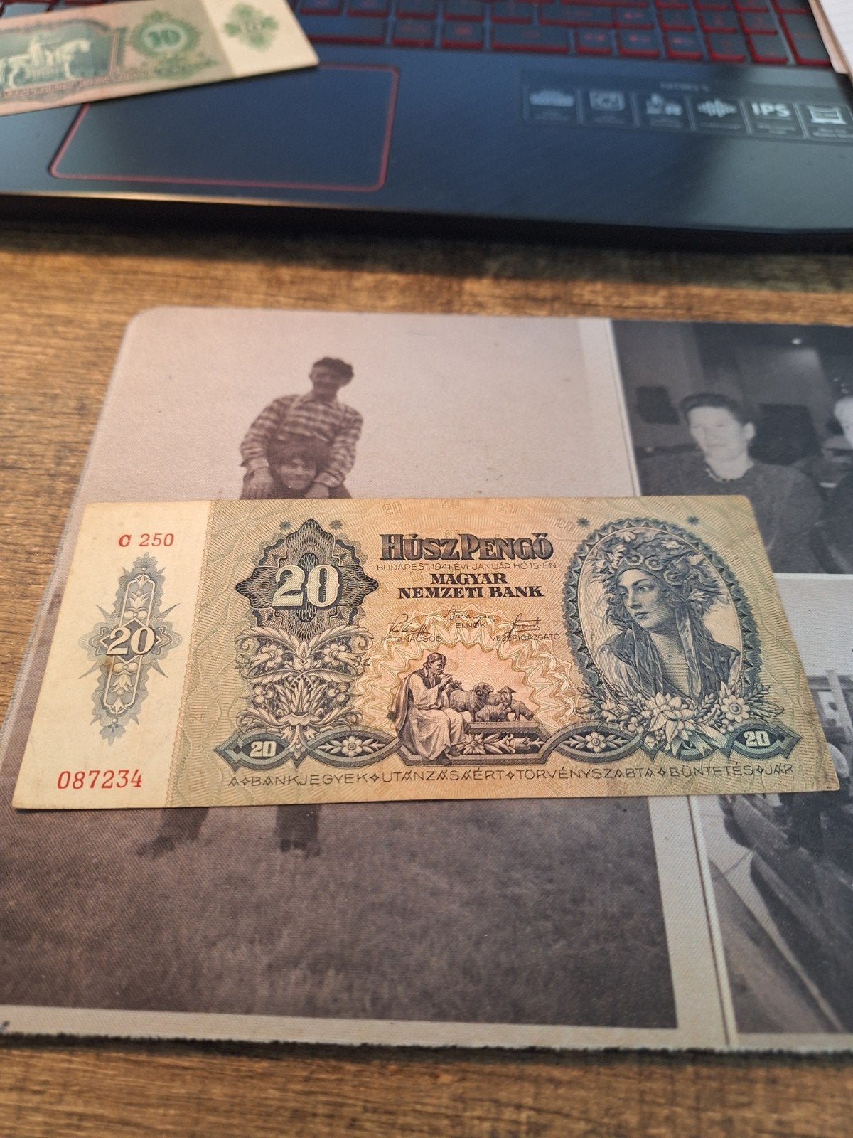 Hongarije 20 pengo 1941, Ophalen of Verzenden, Buitenland, Bankbiljetten