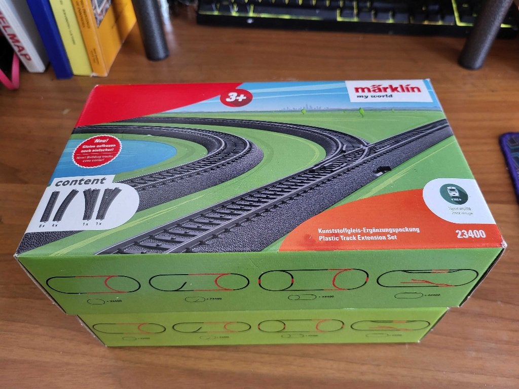 Märklin my world 23400 - Aanvullingspakket kunststof rails, Wisselstroom, Nieuw, Rails, Ophalen of Verzenden