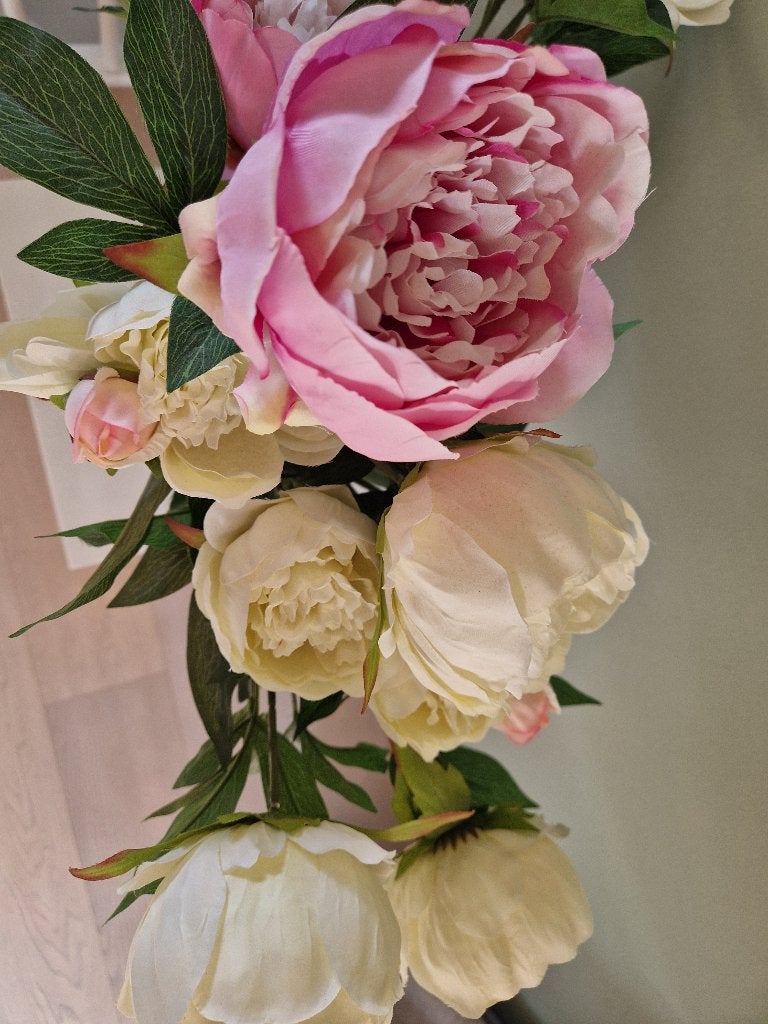 Kunstbloemen pioenrozen, Binnen, Kunstbloem, Textiel, Ophalen of Verzenden