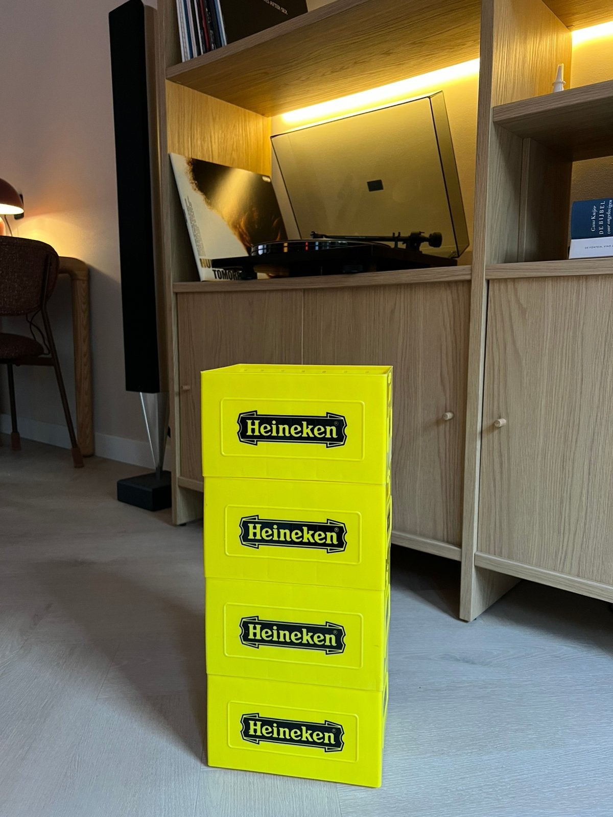 4x Heineken cd-rekje, Ophalen of Verzenden, Zo goed als nieuw, Kunststof, Cd's