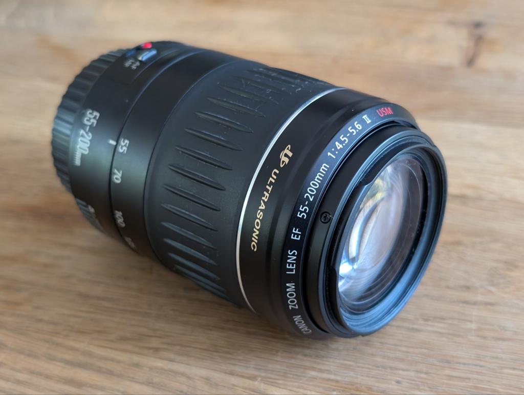 Canon EF 55-200mm F4.5-5.6 II USM Lens, Audio, Tv en Foto, Fotografie | Lenzen en Objectieven, Ophalen of Verzenden, Zo goed als nieuw
