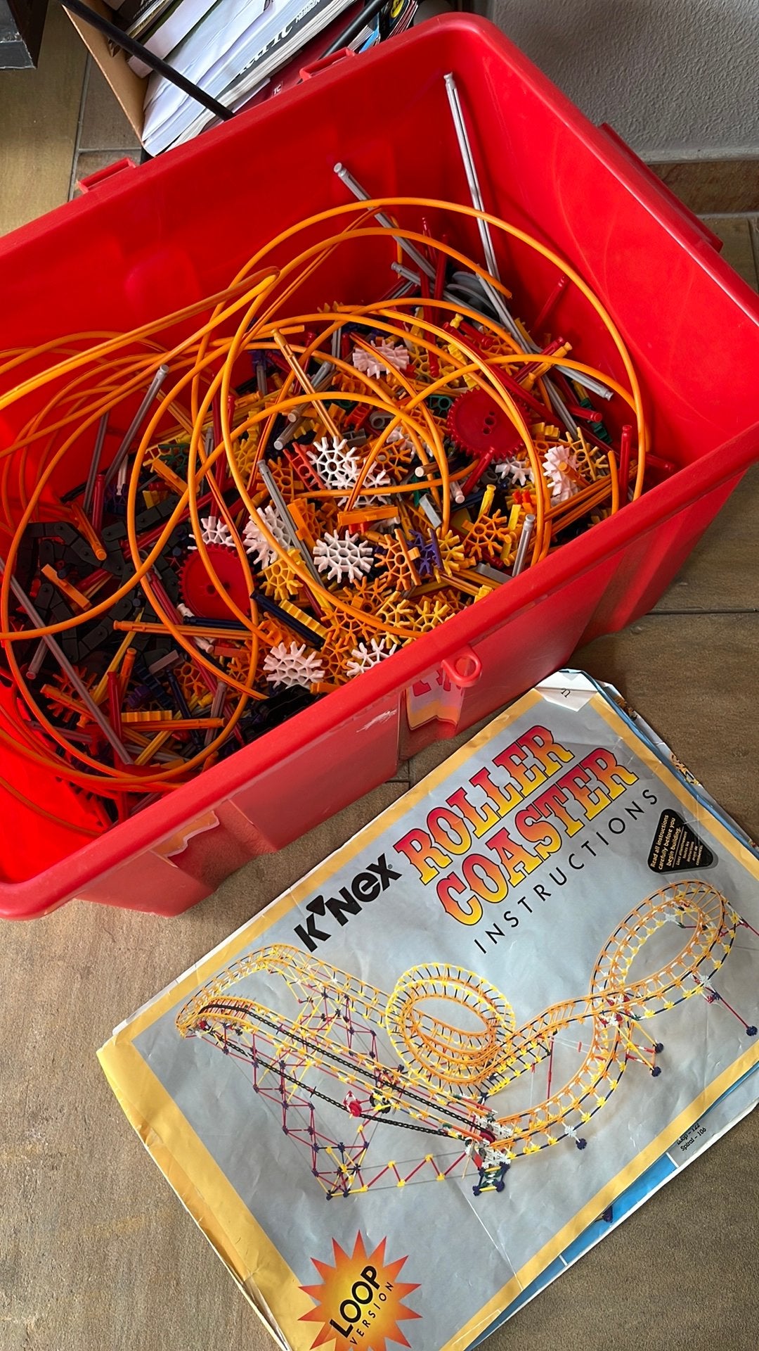 K’nex rollercoaster, Ophalen, Gebruikt, Jongen of Meisje