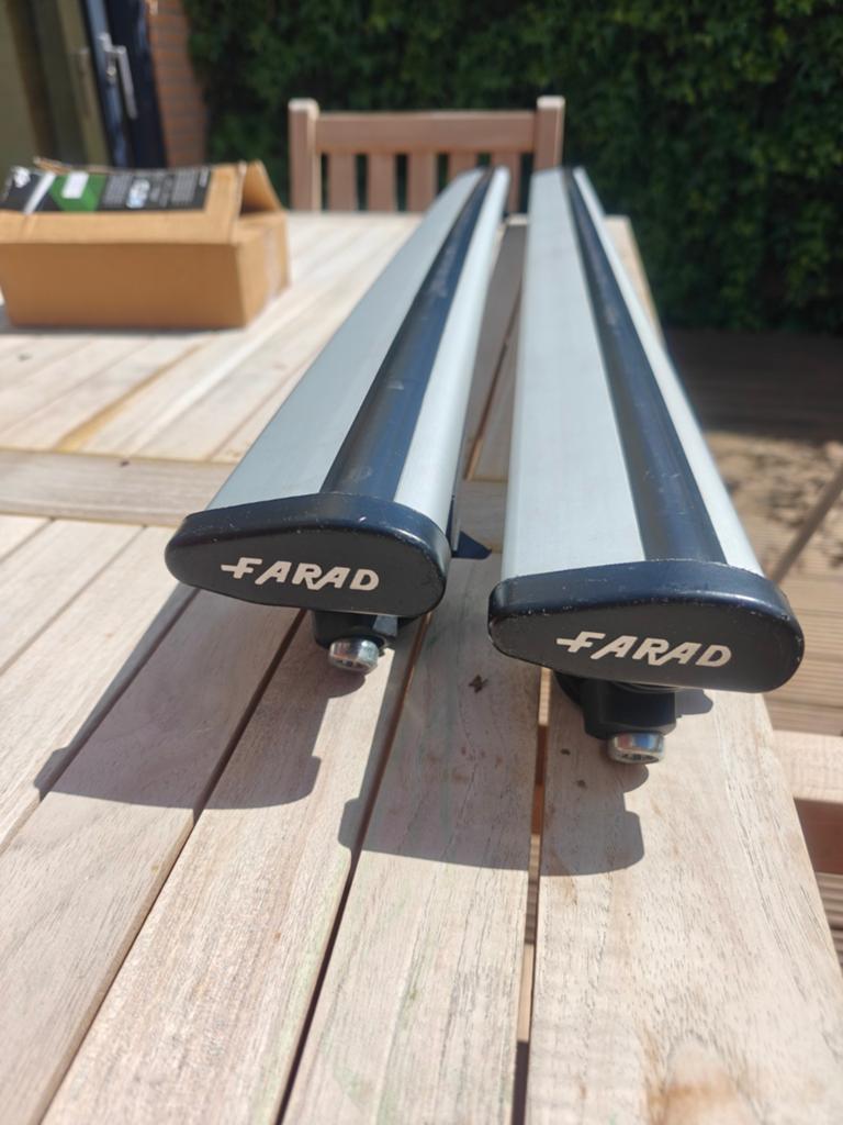 Farad aerodynamic dakdragers zilver, Ophalen, Zo goed als nieuw