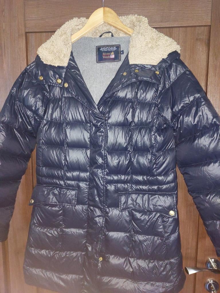 River Woods Dames Winterjas - Donkerblauw, Maat M, Kleding | Dames, Maat 38/40 (M), Blauw, River Woods, Ophalen of Verzenden