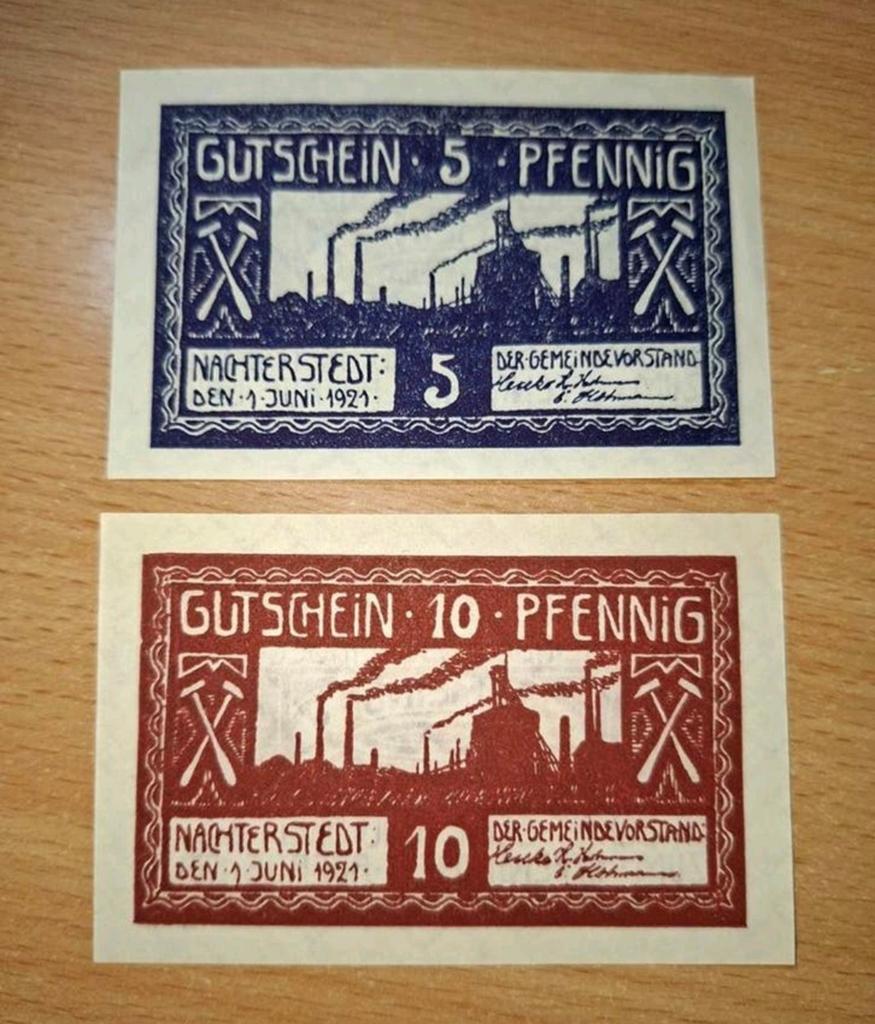 Duits Notgeld Nachterstedt Noodgeld, Ophalen of Verzenden, Duitsland
