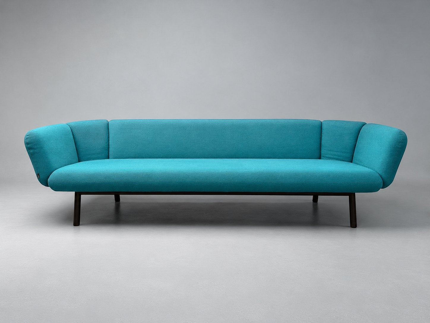 (3x) Artifort Bras 3-zits bank Khodi Feiz turquoise, 250 tot 300 cm, -, -, Driepersoons