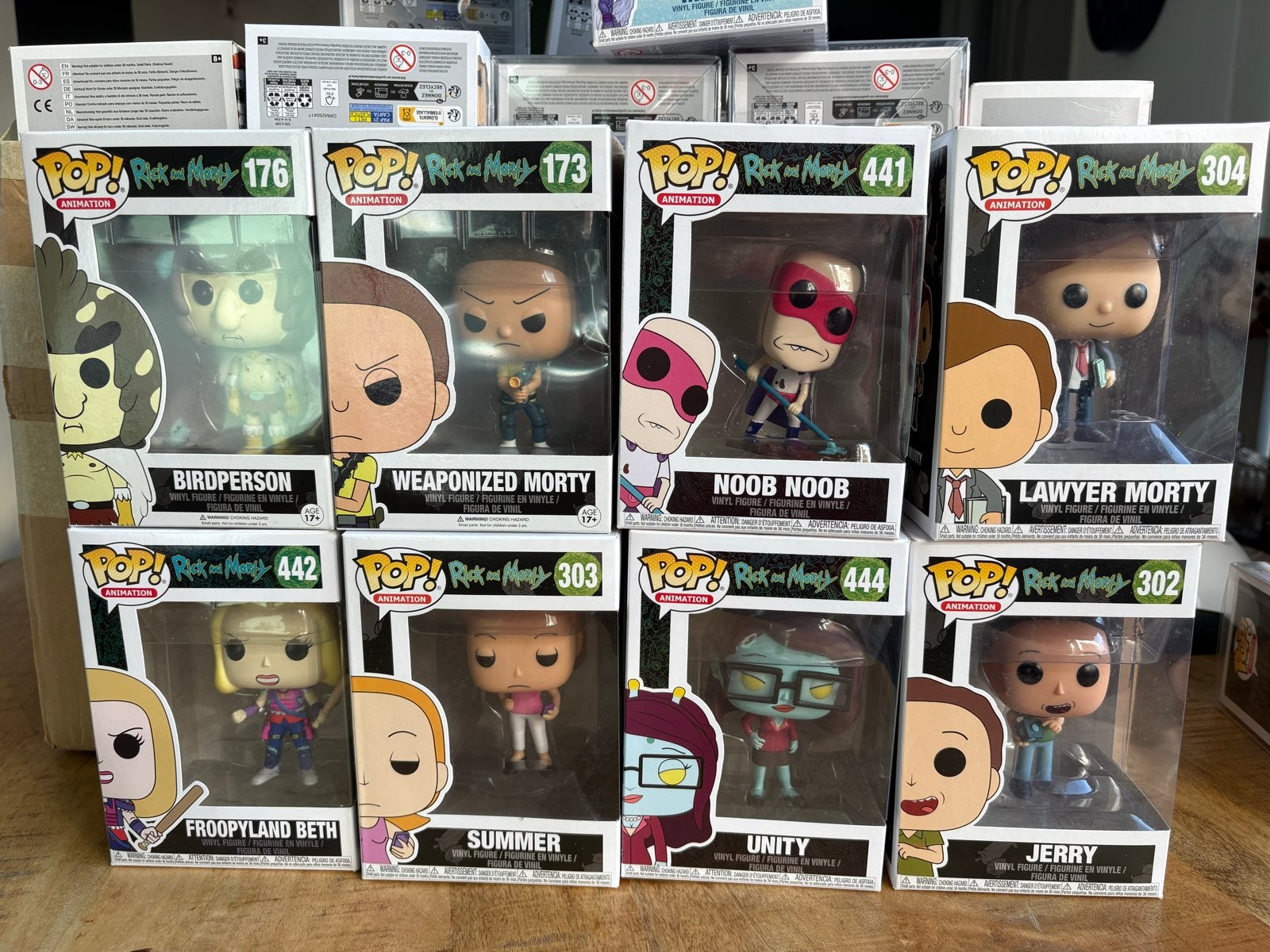 Rick and Morty Funko Pop! Collectie - 8 stuks, Verzamelen, Ophalen of Verzenden, Zo goed als nieuw