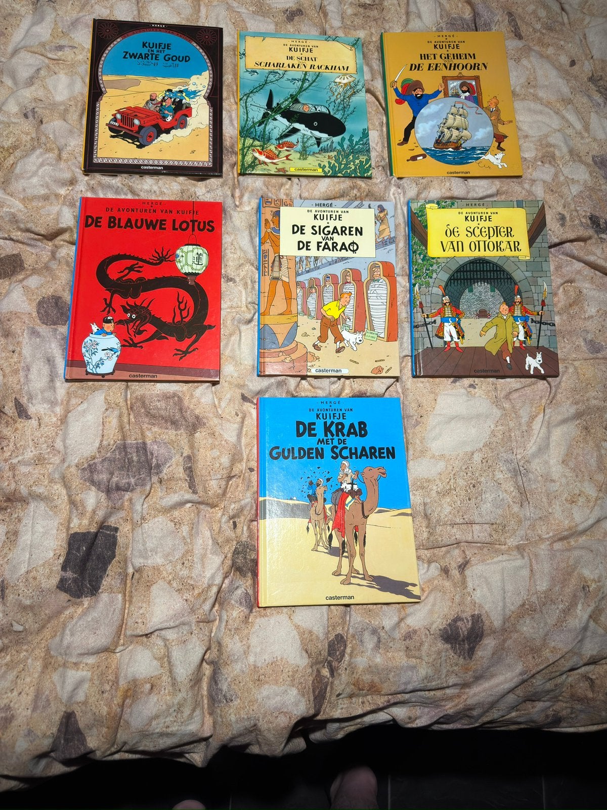 7x Kuifje Hardcover stripboeken, Boeken, Meerdere stripboeken, Ophalen of Verzenden, Nieuw