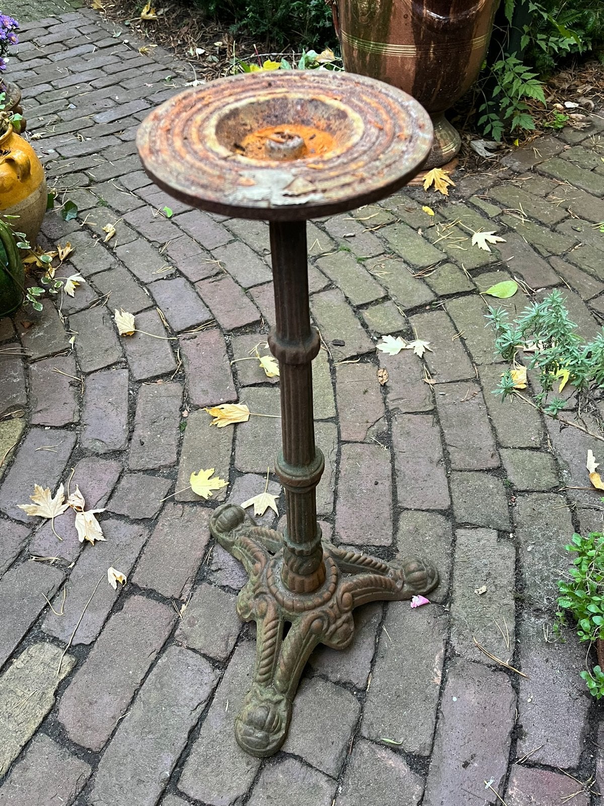 Bistrotafel met marmeren blad - 60 cm diameter, Ophalen