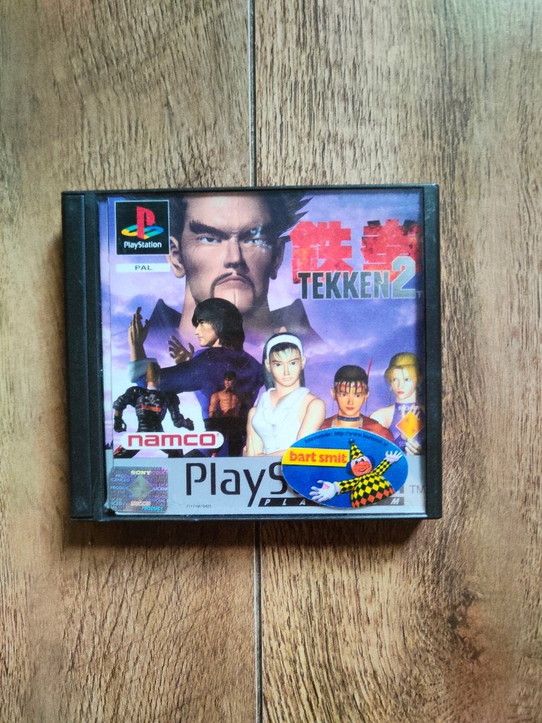 PS1 Spel - Tekken 2 met Point Black Demo, 1 speler, Racen en Vliegen, Ophalen of Verzenden, Zo goed als nieuw