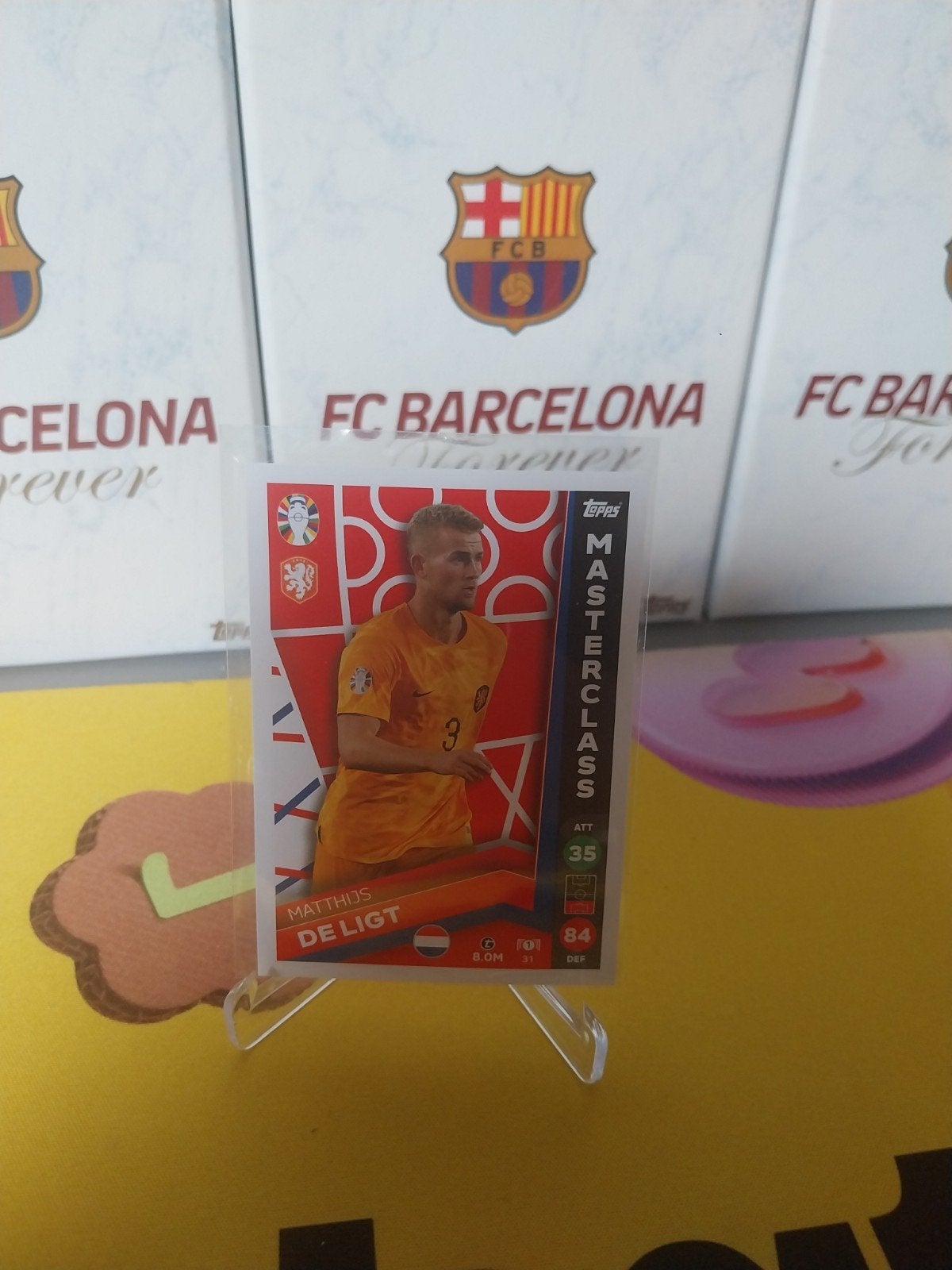 Mathijs de Ligt Match Attax Euro 2024 Lidl, Ophalen of Verzenden, Zo goed als nieuw, Plaatje