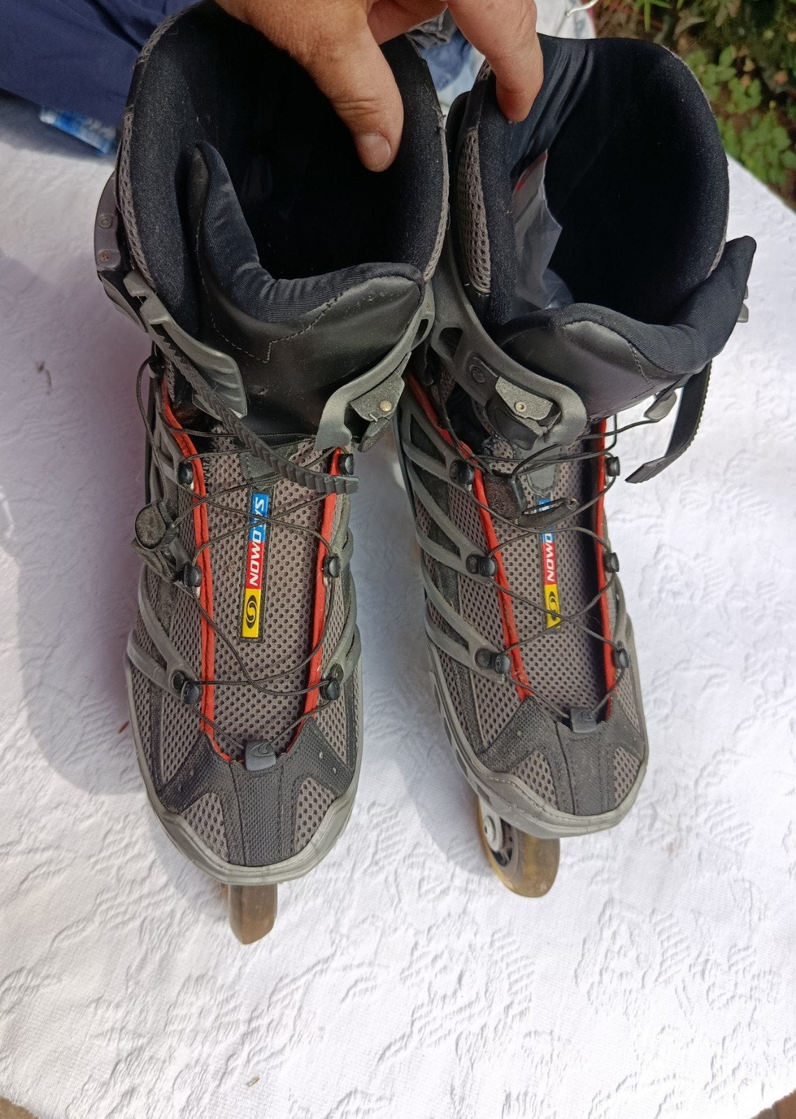 Salomon 7 Pro 45 2/3, Sport en Fitness, Skeelers, Gebruikt, Heren, Inline skates 4 wielen, Salomon