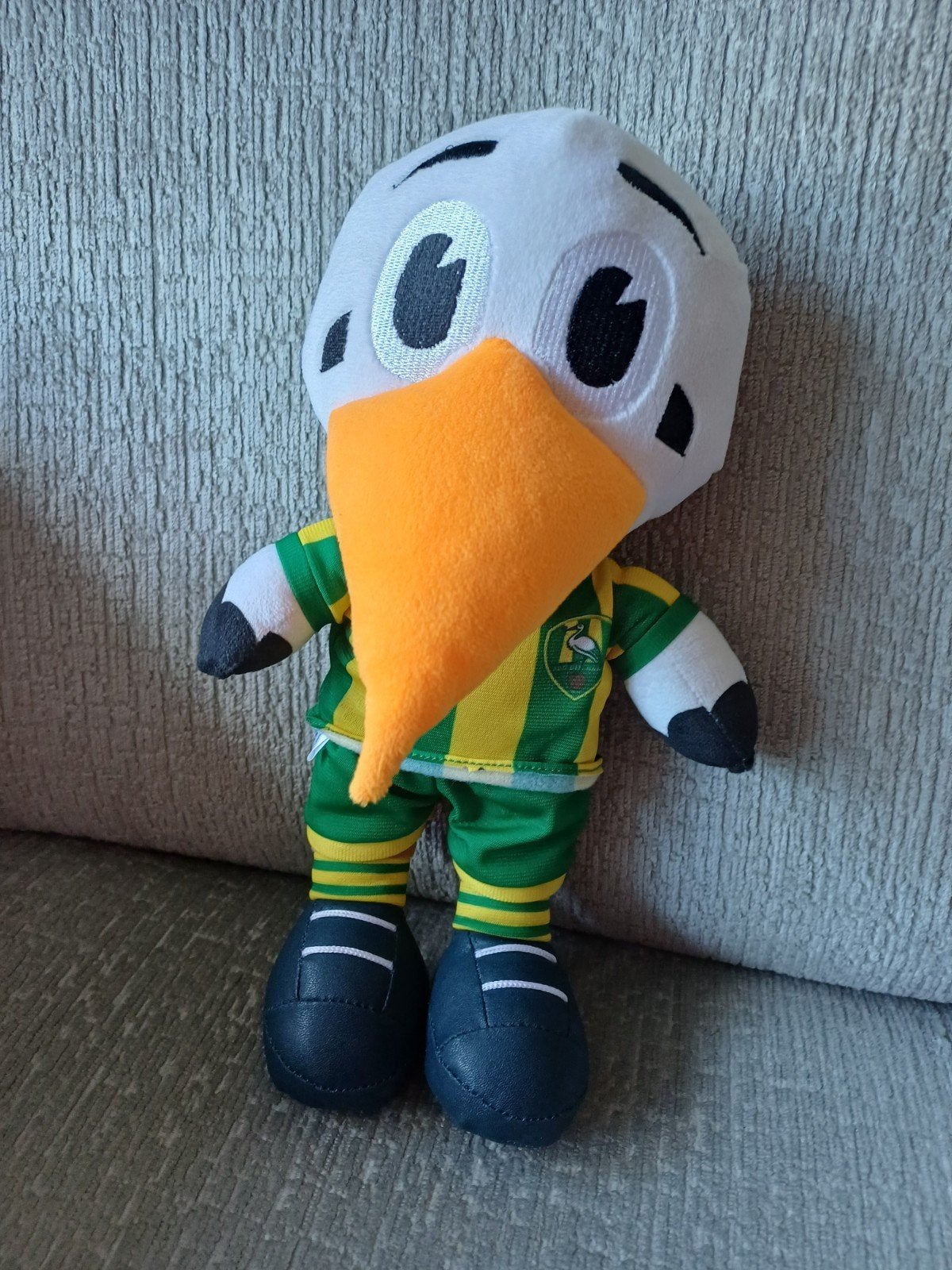 ADO Den Haag knuffel / Storky, Ophalen of Verzenden, Zo goed als nieuw, Overige binnenlandse clubs, Shirt