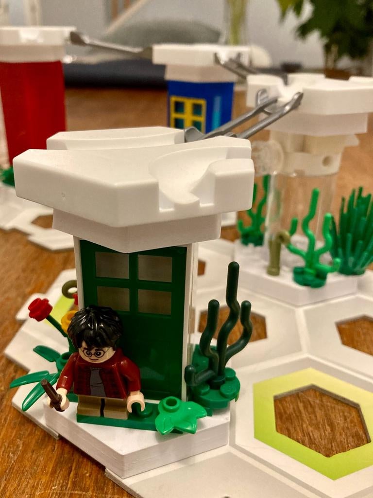 3D geprinte Gravitrax naar Lego adapter set, Ophalen of Verzenden, Nieuw