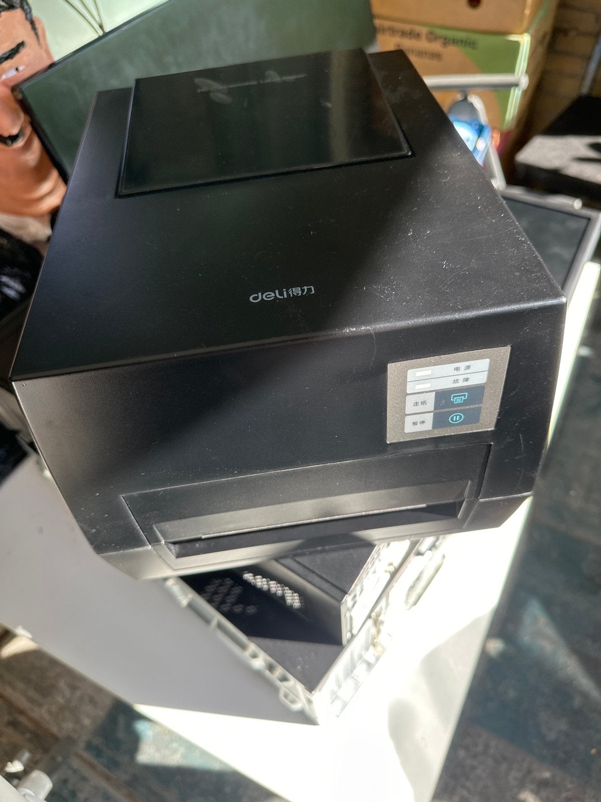 Deli DL-825T Labelprinter - PC-aansluitbaar, Computers en Software, Ophalen of Verzenden, Zo goed als nieuw, Etiket