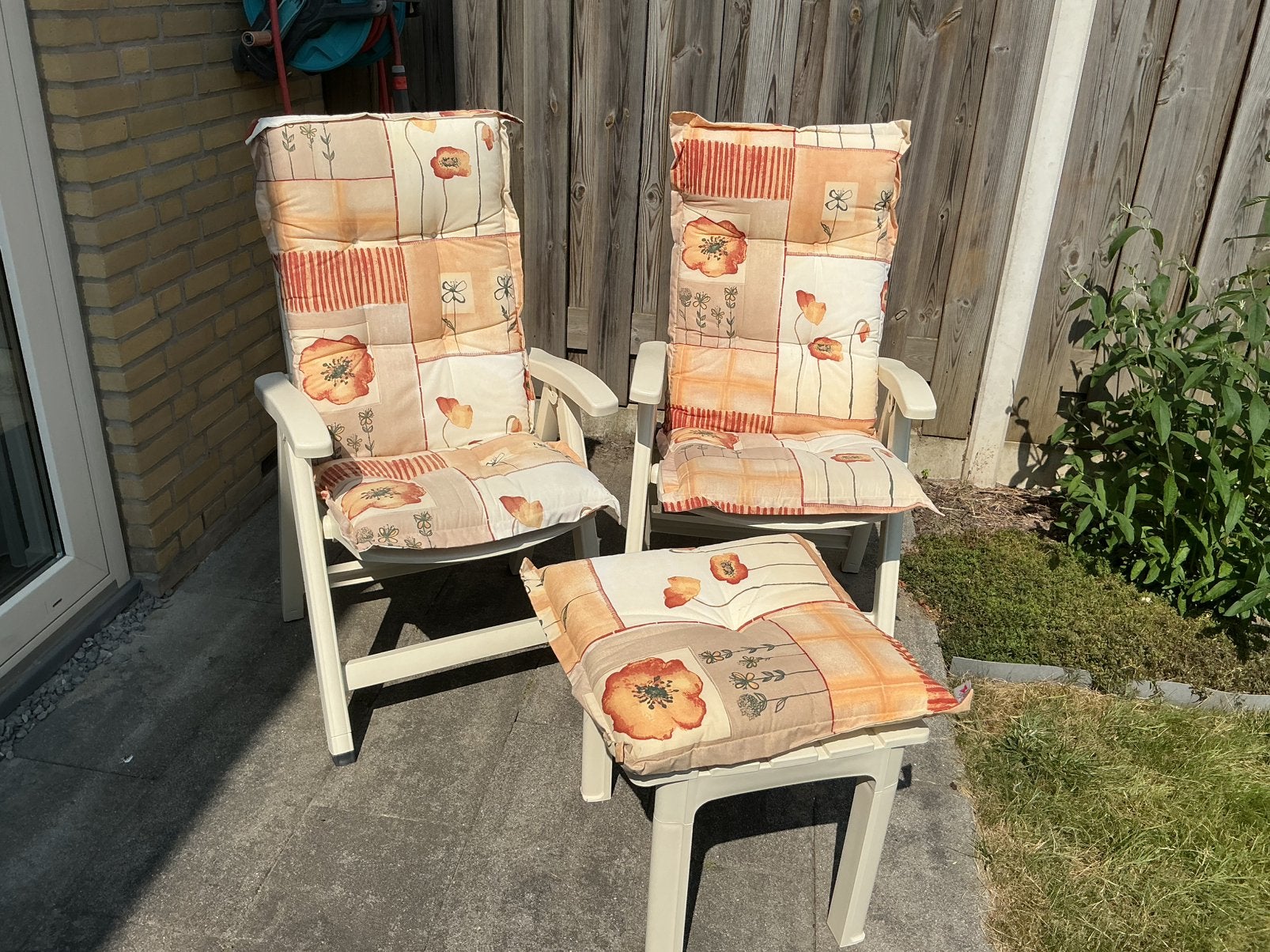 Tuinstoelen, Ophalen, Zo goed als nieuw, Kunststof, 2 zitplaatsen