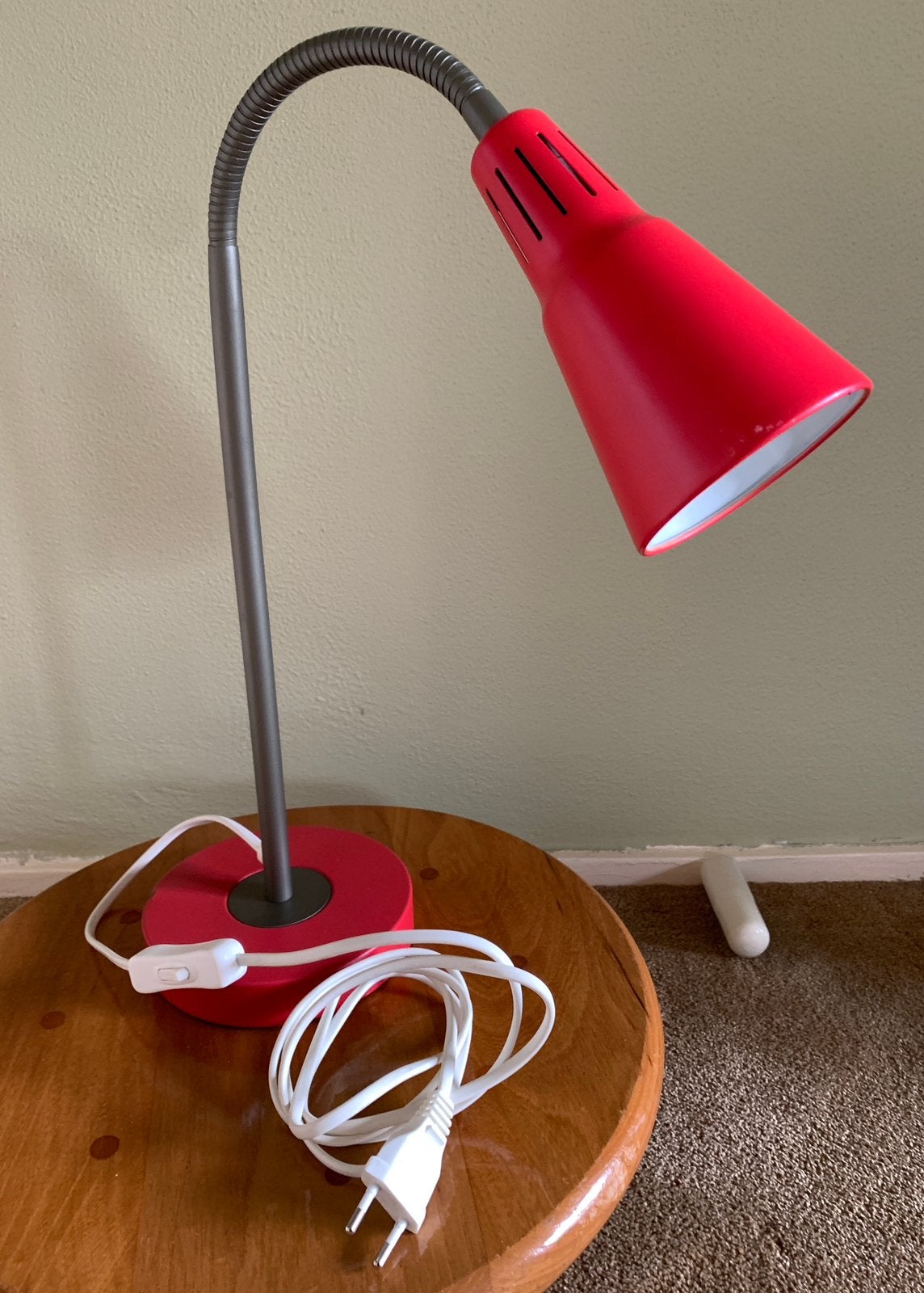 Vintage Ikea “Kvart” tafellamp, Gebruikt, Vintage, Ophalen of Verzenden, Minder dan 50 cm