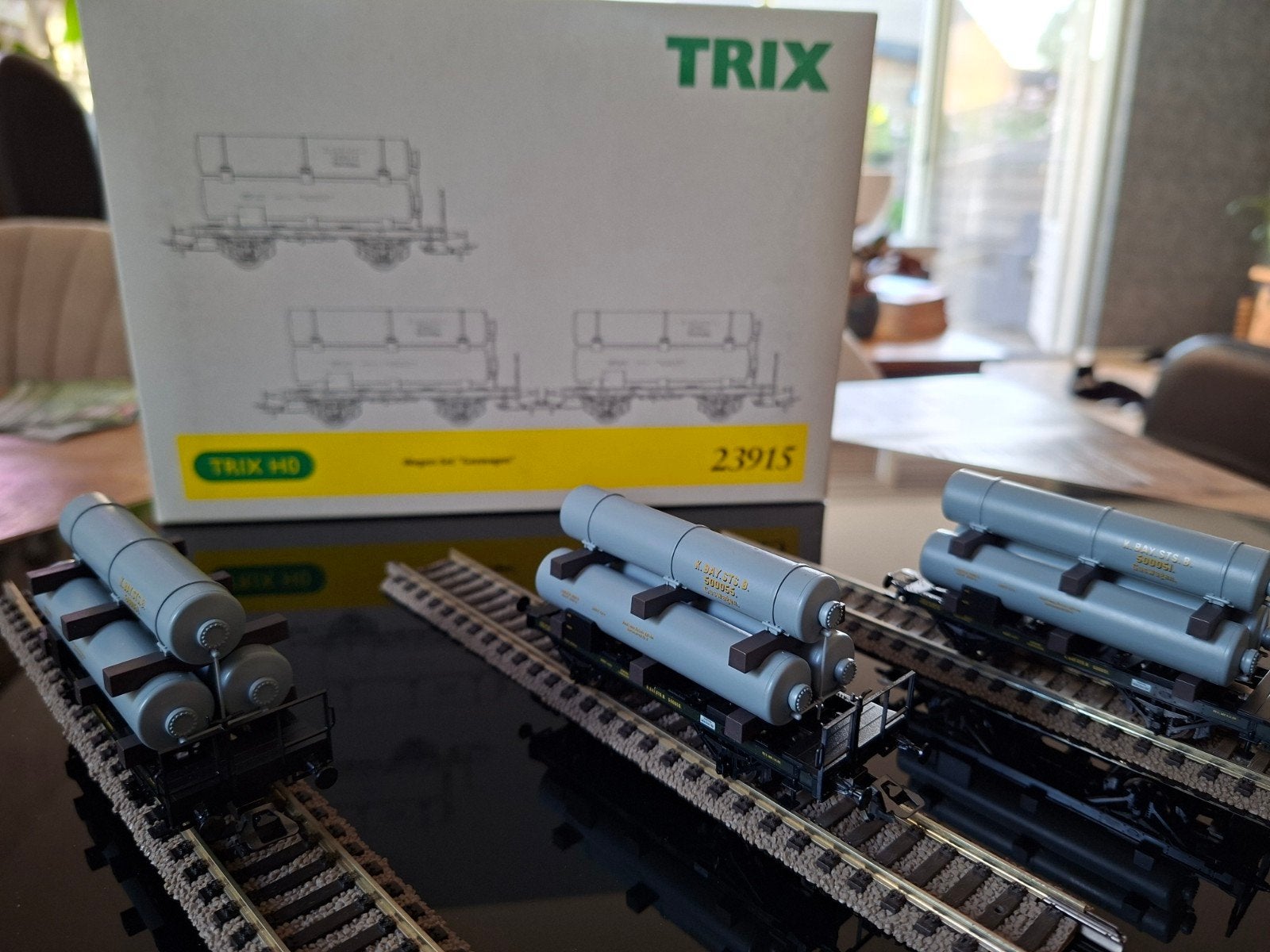 TRIX H0 Wagen-Set "Gaswagen" 23915, Hobby en Vrije tijd, Gelijkstroom, Trix, Wagon, Ophalen of Verzenden