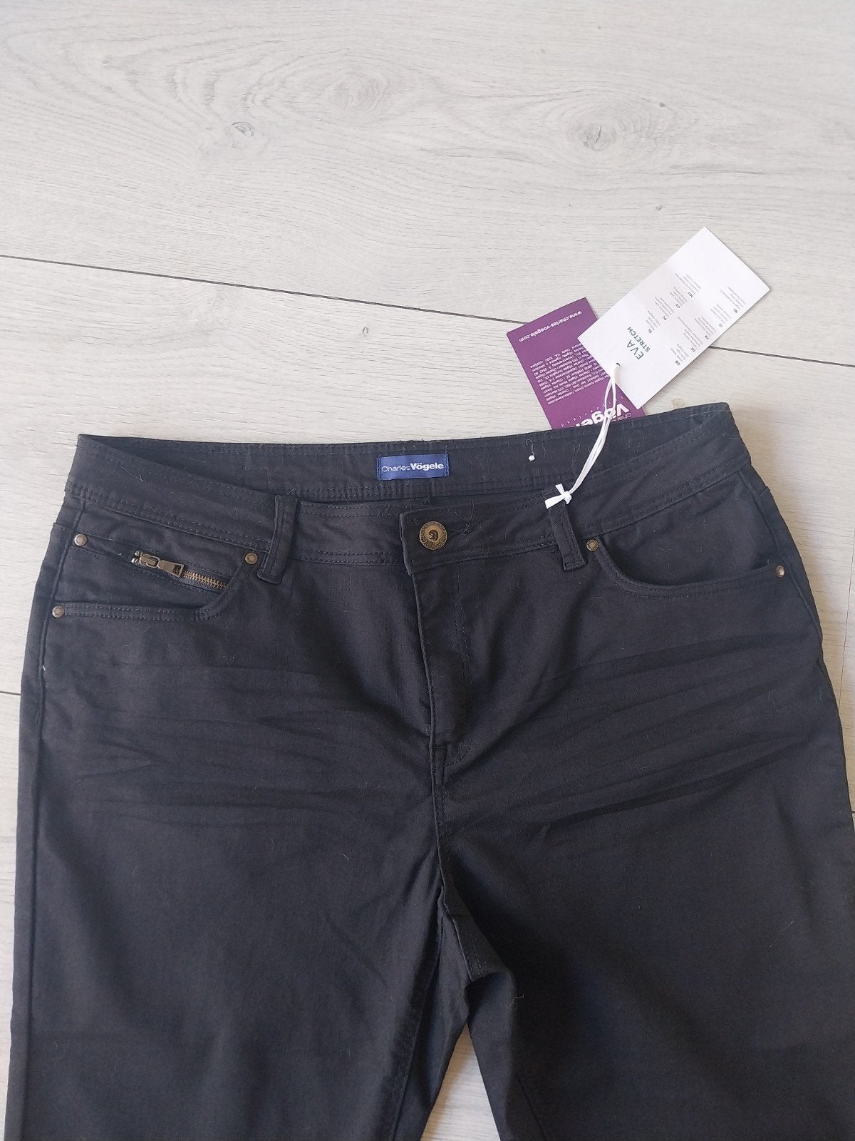 Nieuwe Charles Vögele driekwart broek, maat 42/44 (L), Kleding | Dames, Zwart, Maat 42/44 (L), Nieuw, Ophalen of Verzenden