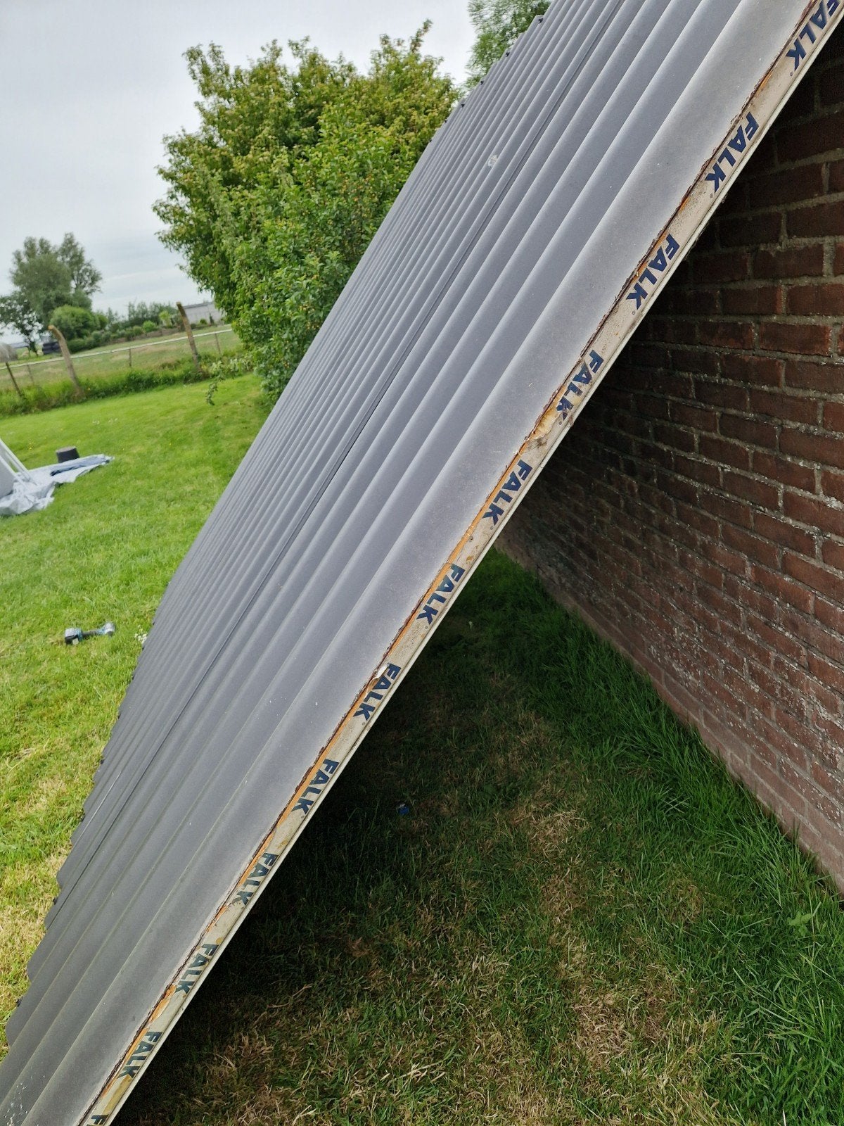 Geïsoleerde dakbekleding van Falk, Ophalen, Gebruikt, 15 m² of meer, Golfplaat