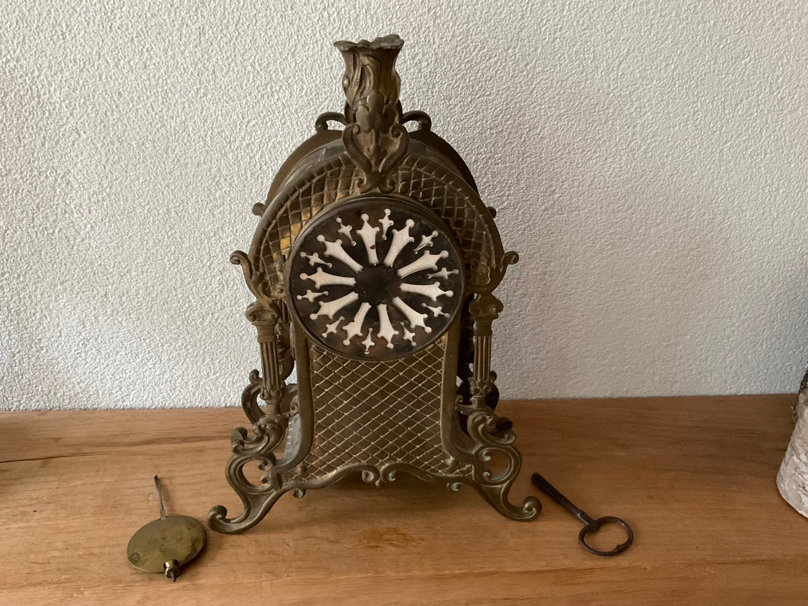 Prachtige antieke tafelklok of pendule Bozzo A Angers, Verzenden