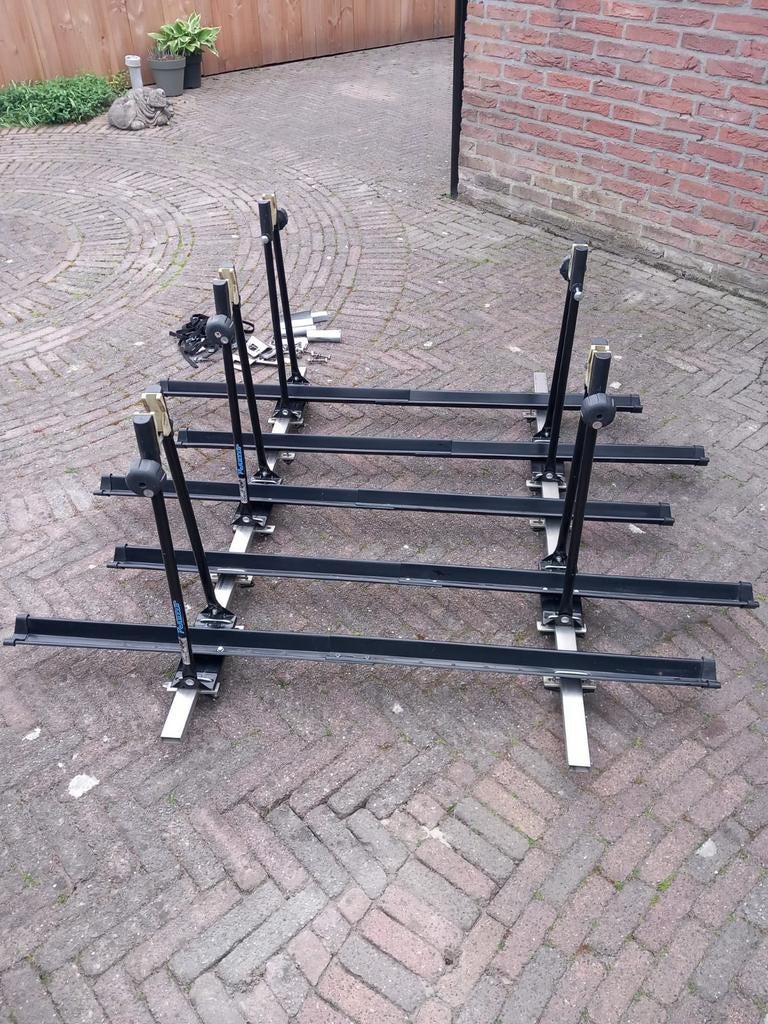 Fietsendrager voor 5 fietsen, Auto diversen, Fietsendragers, Ophalen, 3 fietsen of meer, Gebruikt, Dakdrager