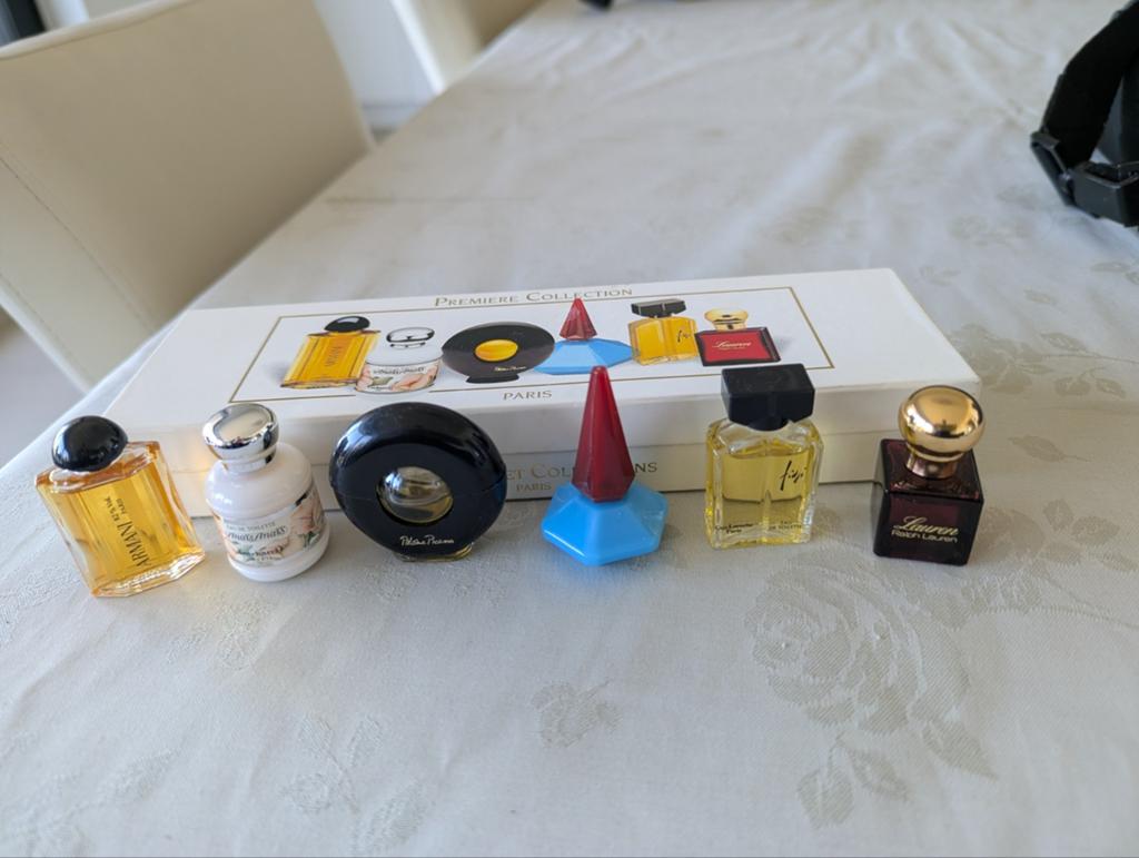 Miniatuur parfum set jaren '90 - Premiere Collection, Ophalen of Verzenden