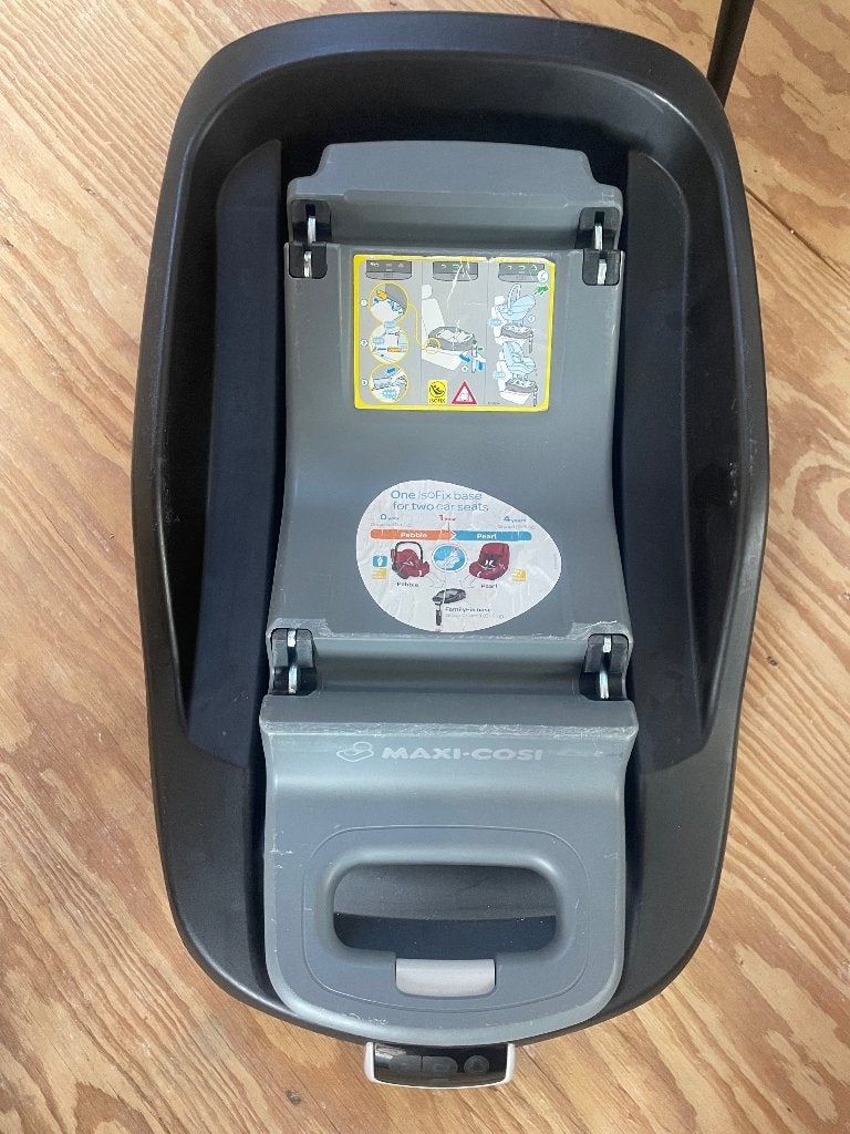 Maxi-Cosi Pebble met FamilyFix base, Kinderen en Baby's, Ophalen, Autogordel of Isofix, Gebruikt, Afneembare rugleuning