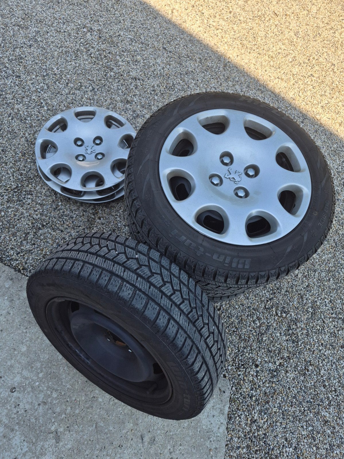 All Season velgen met banden, Ophalen, Gebruikt, 15 inch, Banden en Velgen