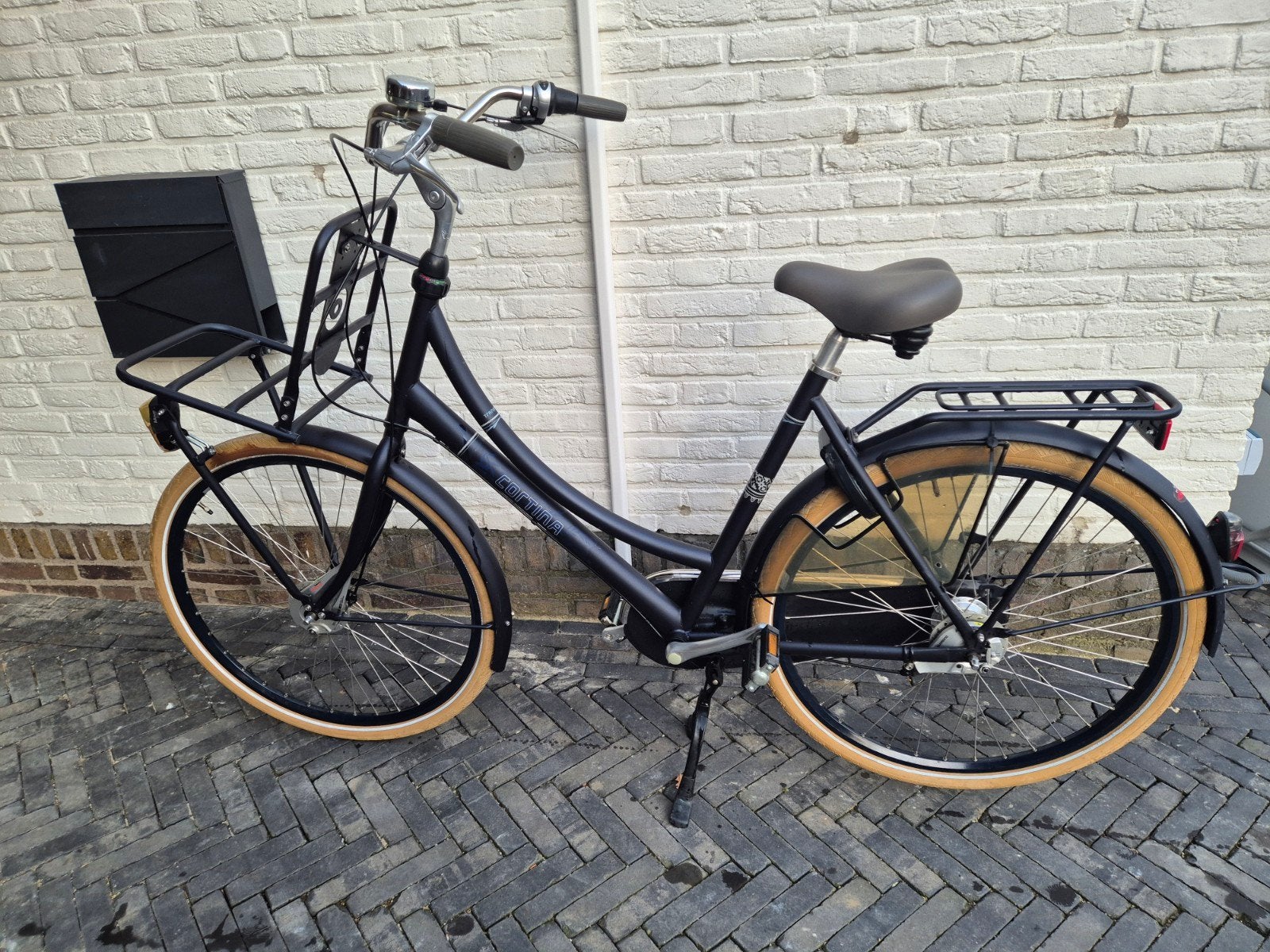Moederfiets Cortina, Gebruikt, 56 cm of meer, Versnellingen, Schijfrem