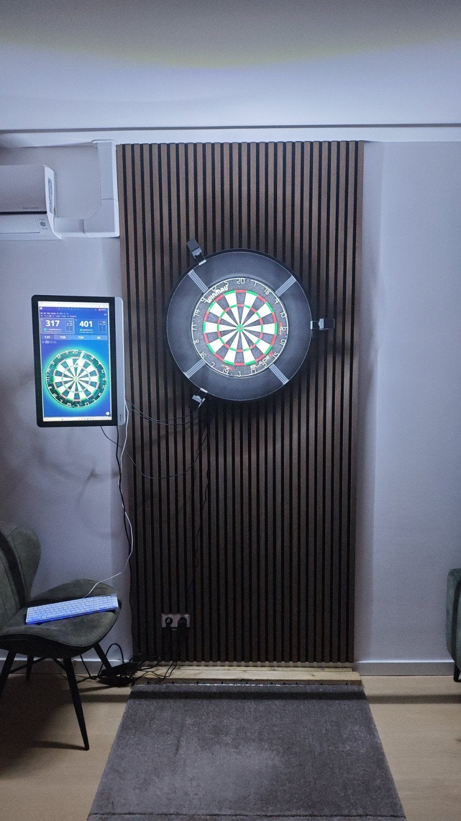 Auto Darts met Corona Surround en 24 inch All-in-One PC, Ophalen of Verzenden, Zo goed als nieuw, Overige typen, Elektronisch