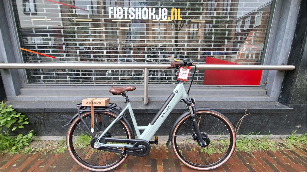 Fietshokje Houtplein: Raaks Belton Groen E-Bike Nieuw!!, Fietsen en Brommers, Fietsen | Dames | Damesfietsen, Niet ingevuld, Nieuw