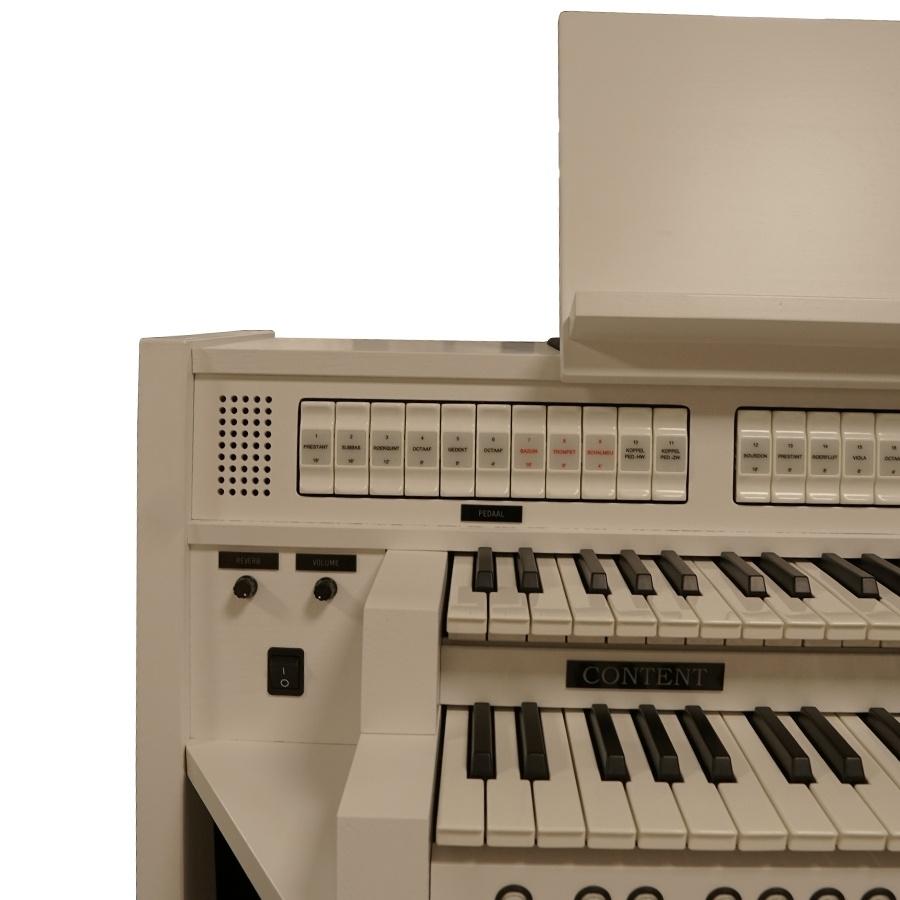 Content Celeste 236 Wit Orgel, Muziek en Instrumenten, 2 klavieren, Ophalen of Verzenden, 3364 AE, Info@johdeheer.nl